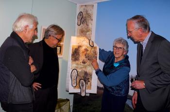 Toveren met blad in Boomkwekerij Museum 
