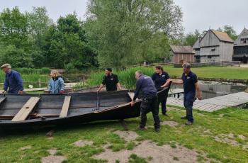 De boten van Dorestad zijn te water gelaten